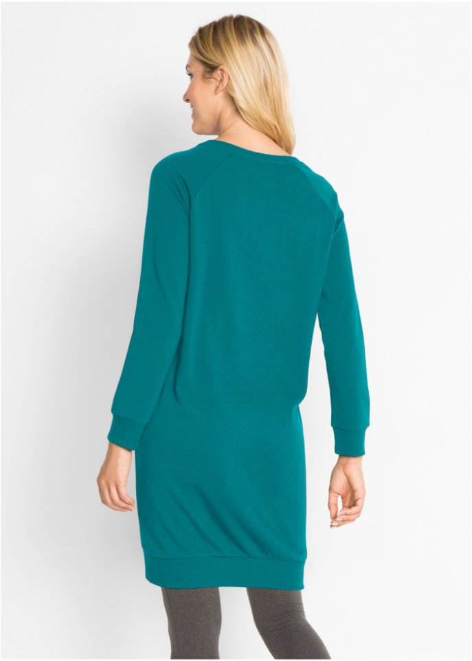 Sweatkleid mit Raglanärmeln