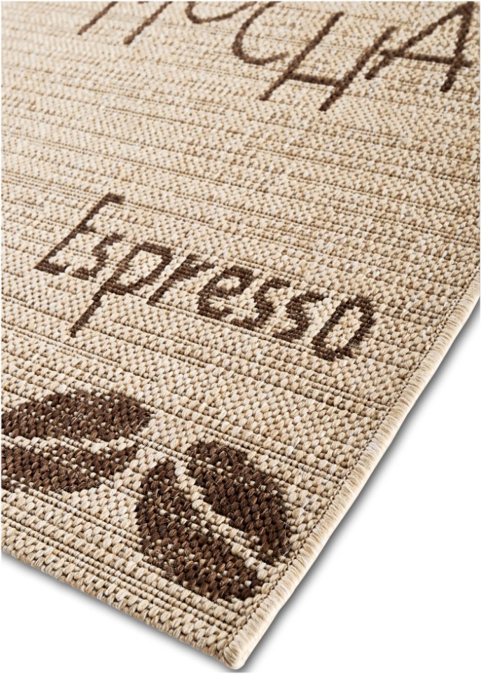 Teppich mit Cappuccino Motiv