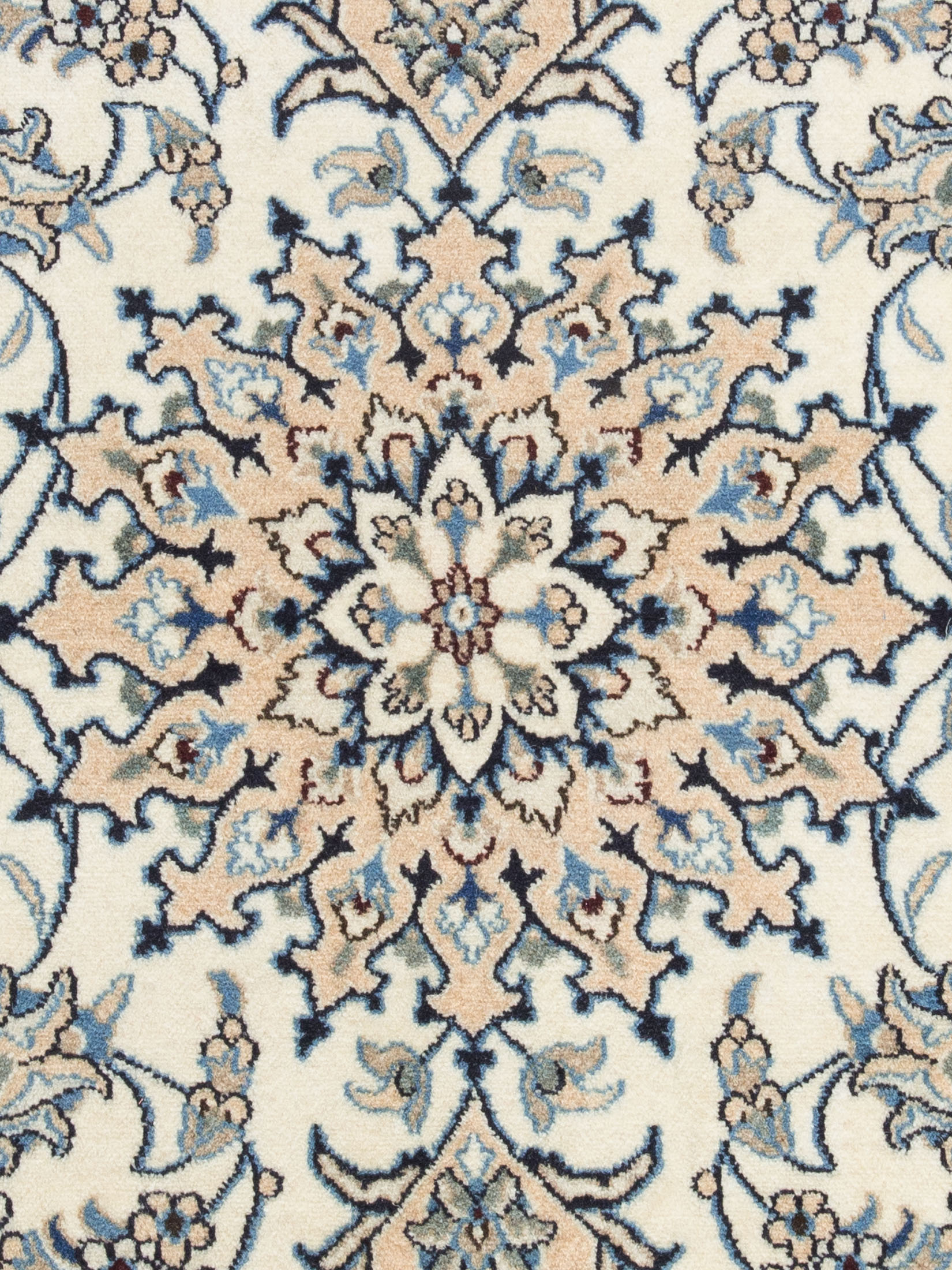 Kaschmar Nain 12 Lah ca. 150 x 192 cm, Unikat / Einzelstück
