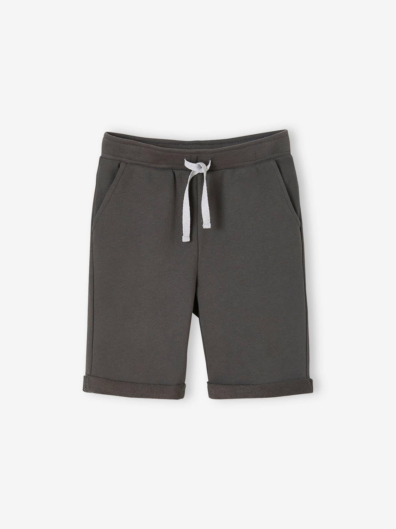 Bermuda Basics garçon en molleton bleu canard
