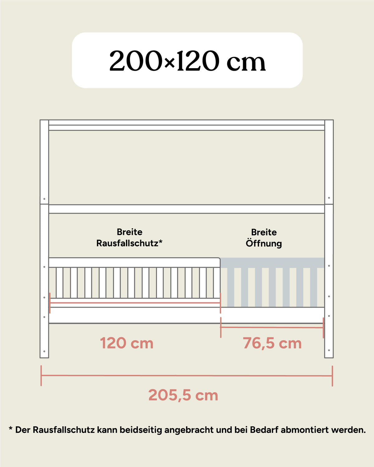 Hausbett Buche Weiß