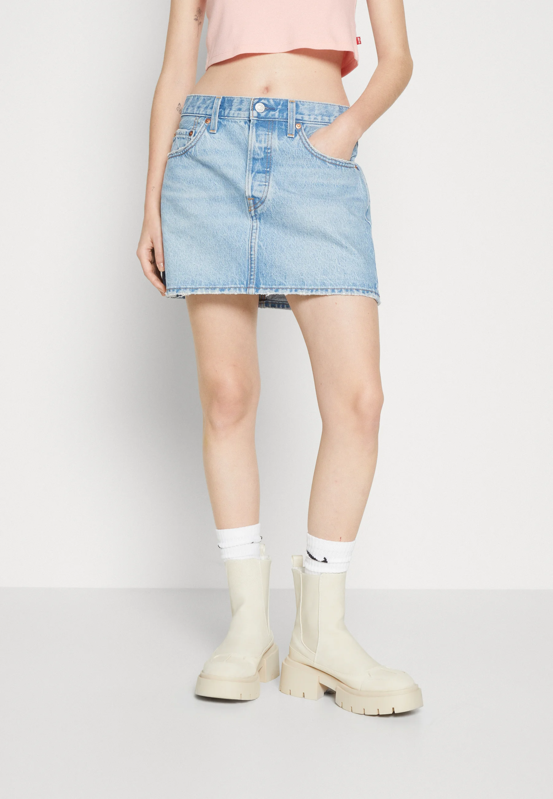 Levi's® ICON SKIRT - Falda vaquera