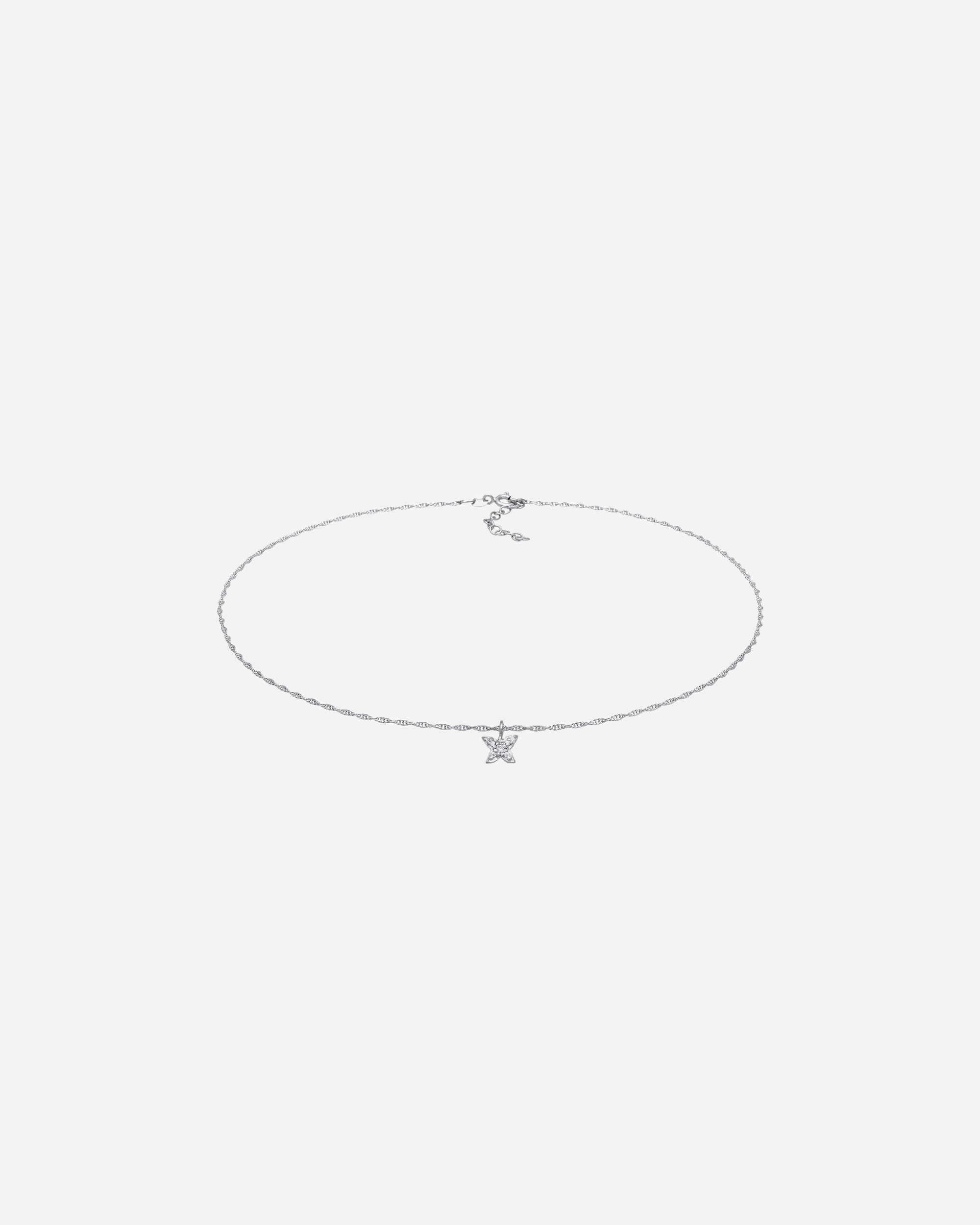 Elli női pillangós choker medál cirkónia kristállyal, 925 sterling ezüstből