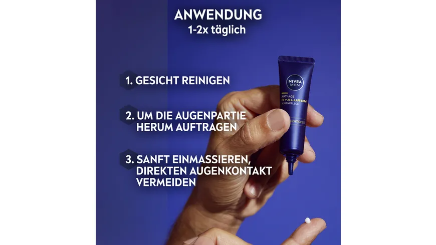 NIVEA MEN Anti Age Hyaluron Augencreme 15 ml