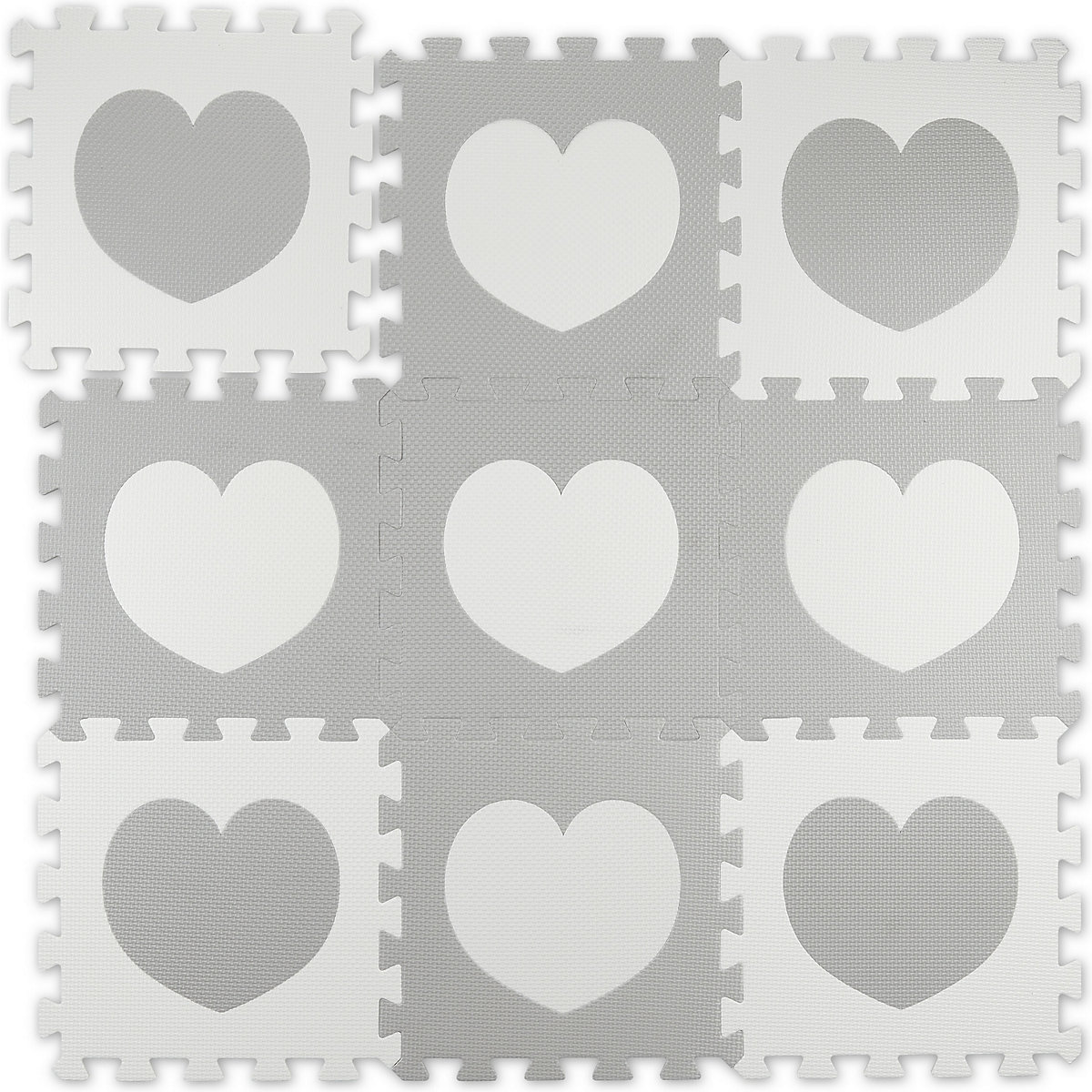 18-tlg. Puzzlematte Herz