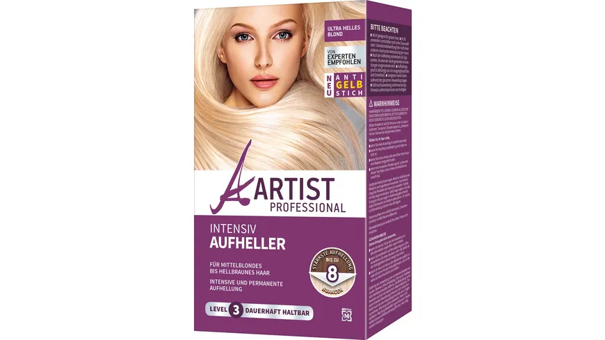 Artist Intensiv-Aufheller mit Anti-Gelbstich-Effekt