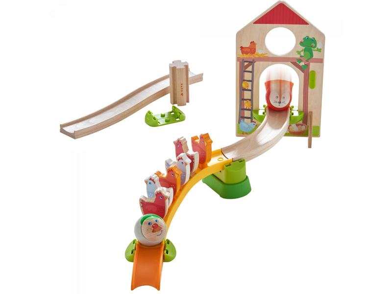 Toboggan à billes Le domino des poules, Kullerbü