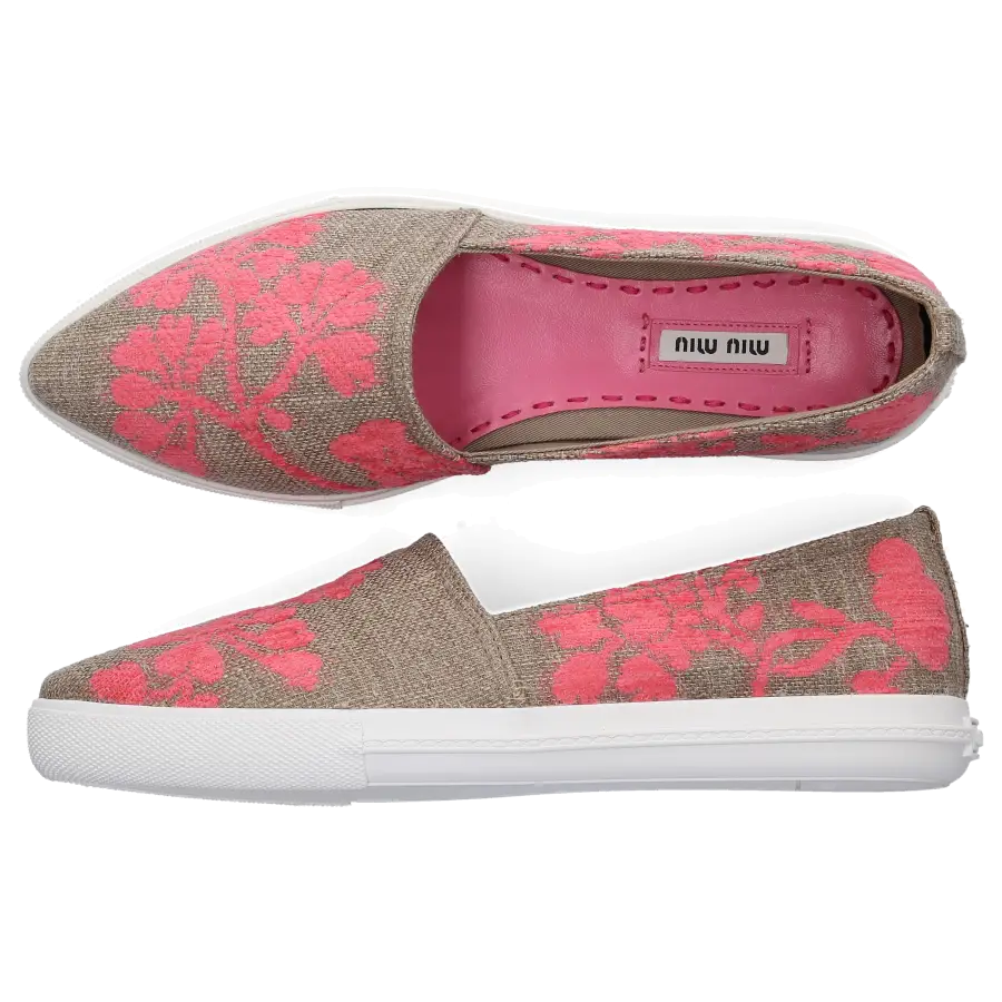 Miu Miu - Slipper Canvas - pink