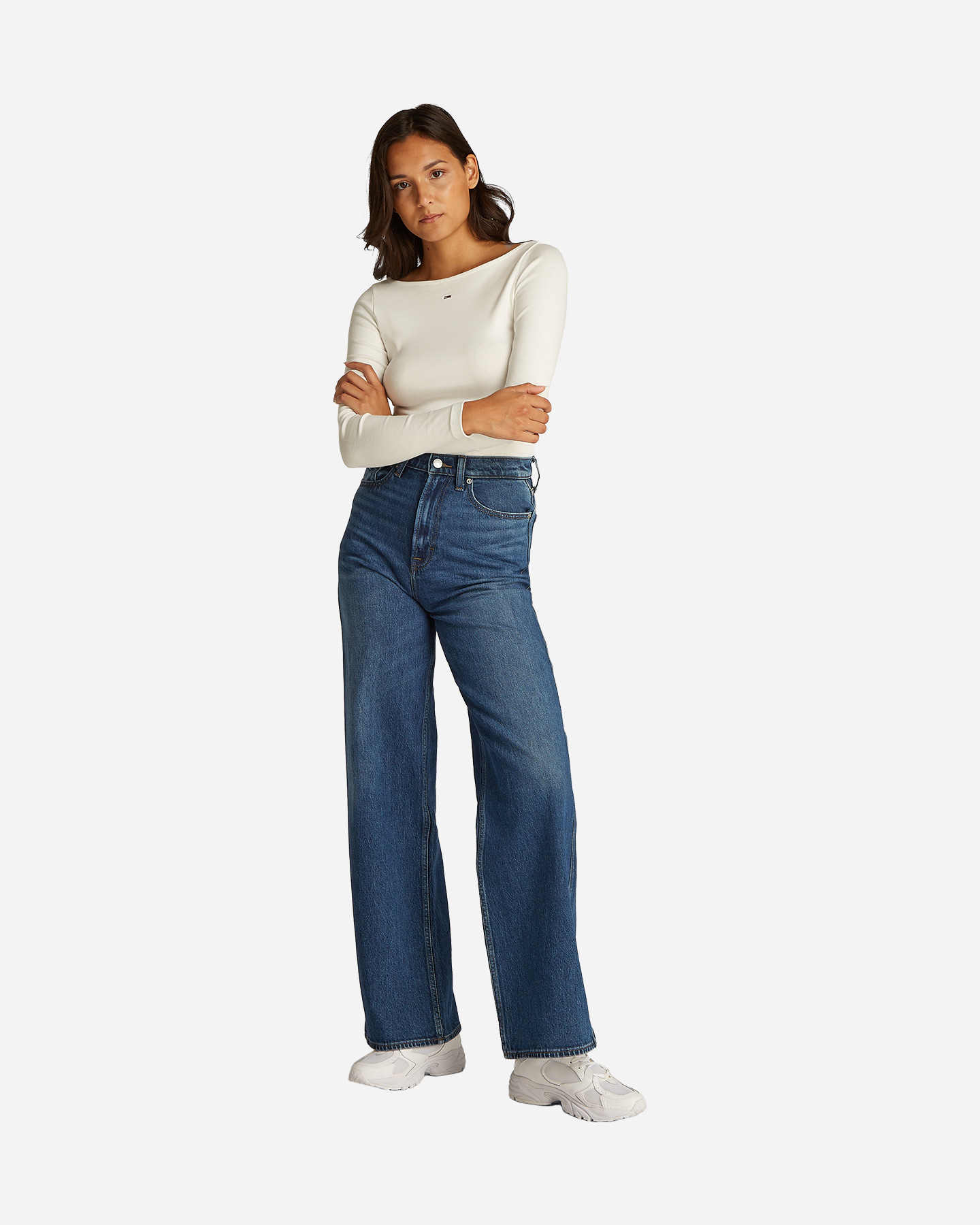 Džínsy Tommy Hilfiger Claire L32 Hr W DW0DW20582-1BK