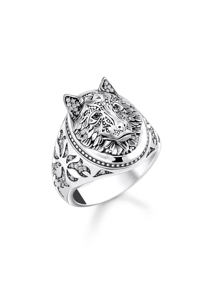 Thomas Sabo Ring in silber, weiß, schwarz günstig kaufen