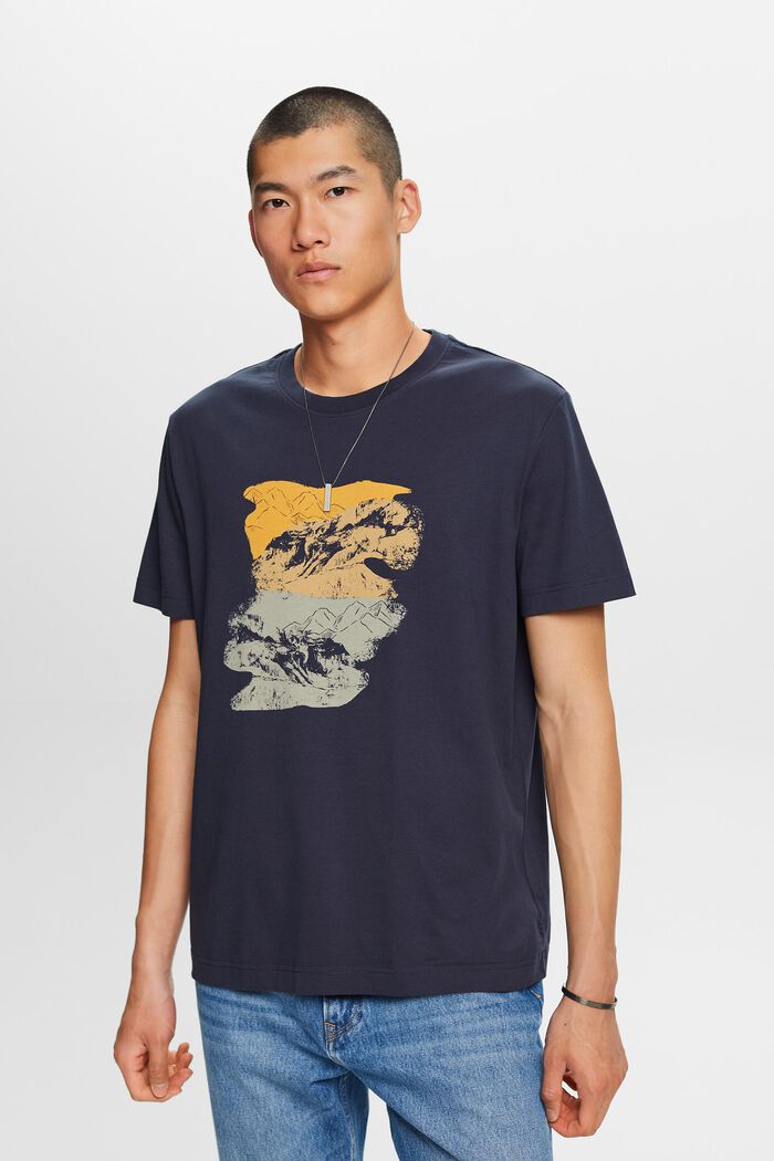 Baumwoll-T-Shirt mit Print