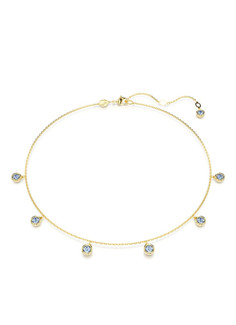 Κολιέ με επιχρυσωμένο κεχριμπάρι Swarovski