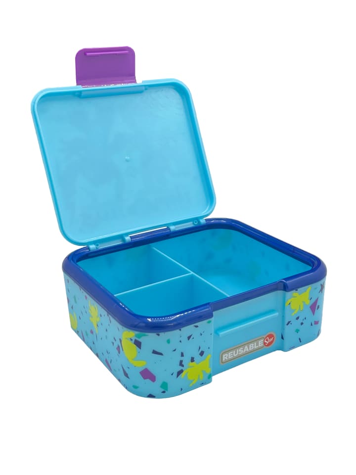 Stitch Kinder Premium Brotdose Lunchbox mit 3 Fächern in Blau günstig kaufen onesize