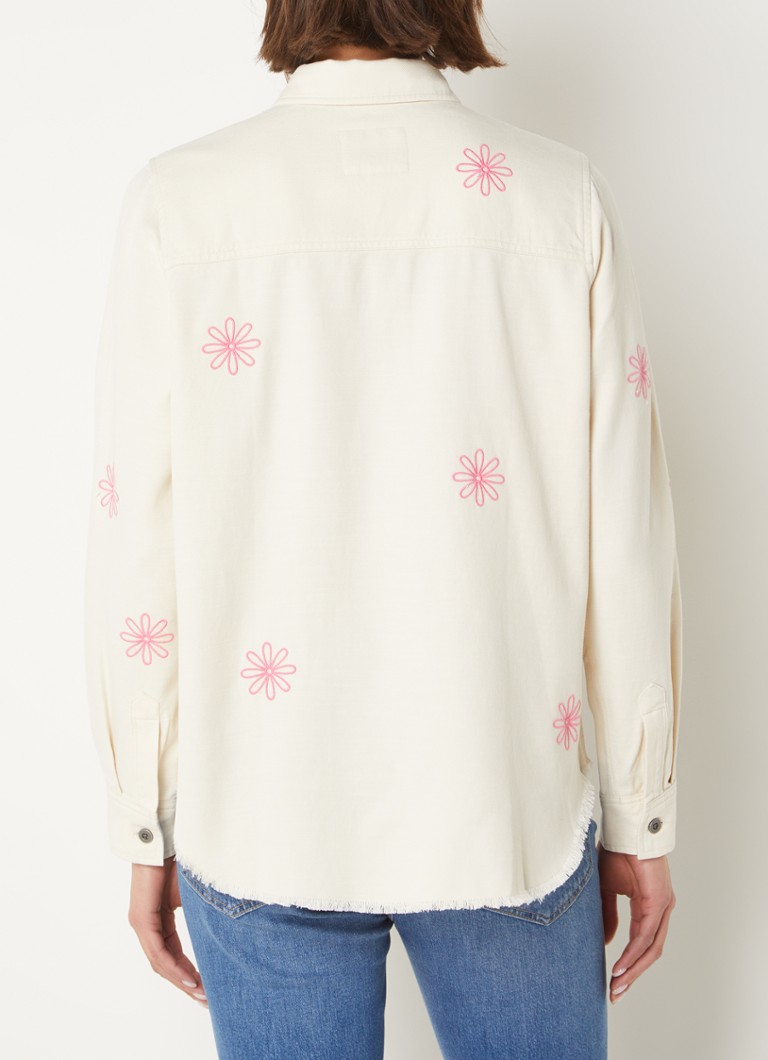 Bluza Rails Loren od mješavine liocella s cvjetnim vezom