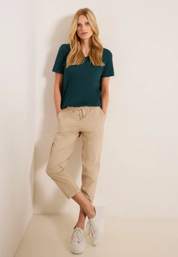 CECIL Basic T-Shirt in Unifarbe