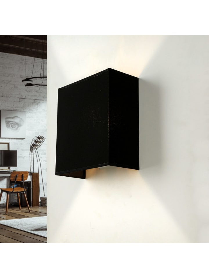 Licht-Erlebnisse Wandlampe in Schwarz günstig kaufen onesize