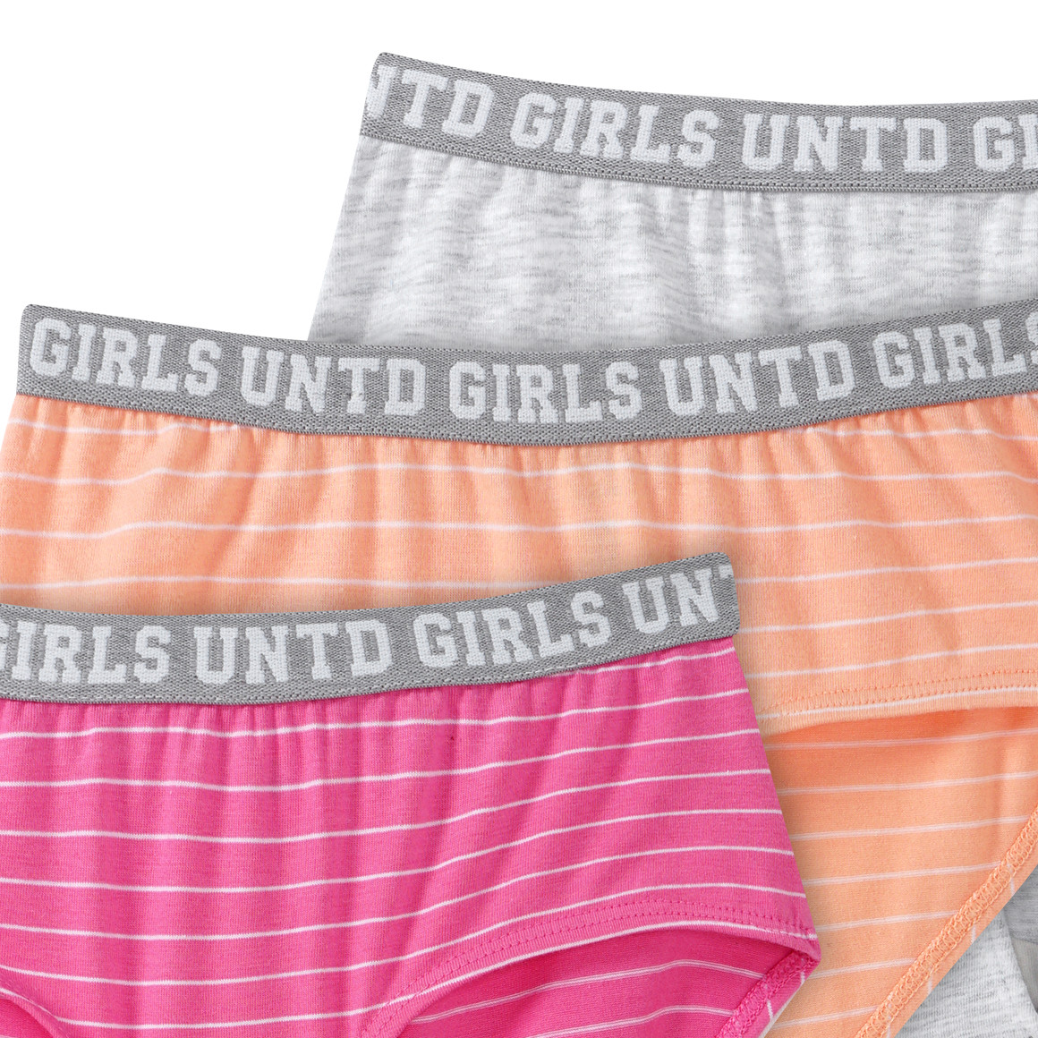 3 Mädchen Pantys mit Elastikbund