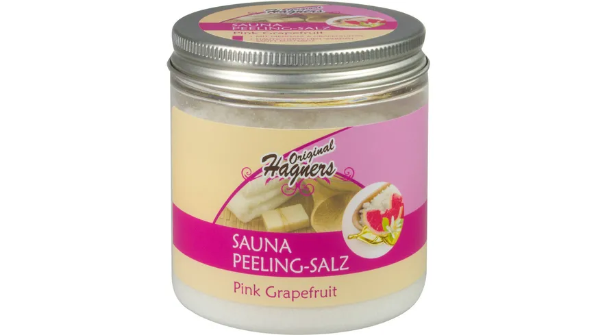 Original Hagners Sauna-Peelingsalz Pink Grapefruit 200 ml