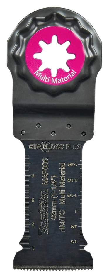 Makita Zubehör B-66379 MAP006 Tauchsägeblatt 32x50mm Multimaterial Starlock Plus Multifunktionssägeblatt