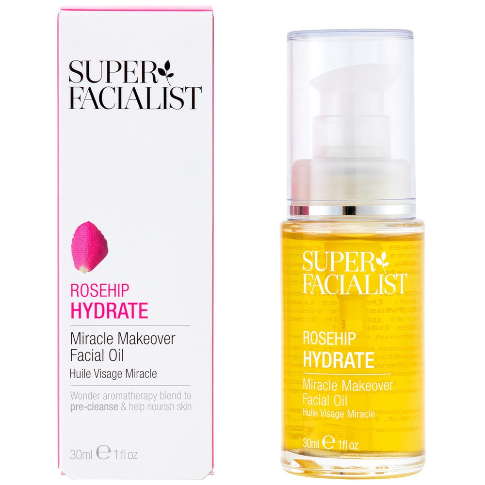 super facialist SUPER FACIALIST ROSE HYDRATE MIRACLE MAKEOVER FACIAL OIL 30ML Soin visage