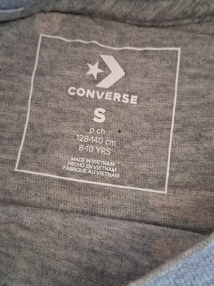 Converse Sportshirt ⭐ T-Shirt Grau 128..134..140 ⭐ günstig kaufen 128-140