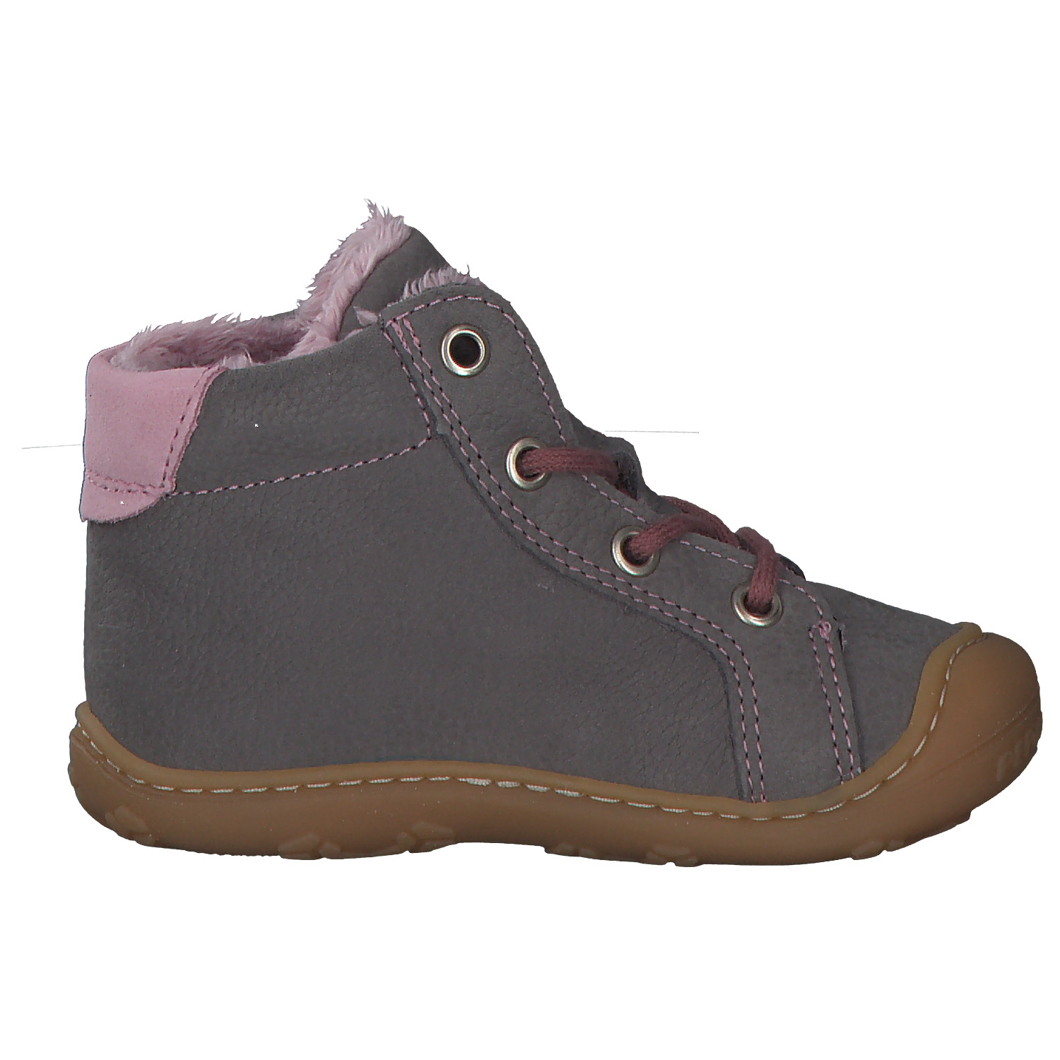 Ricosta Georgie 1202402 W, Lauflernschuhe, Kinder, Grau/Pink