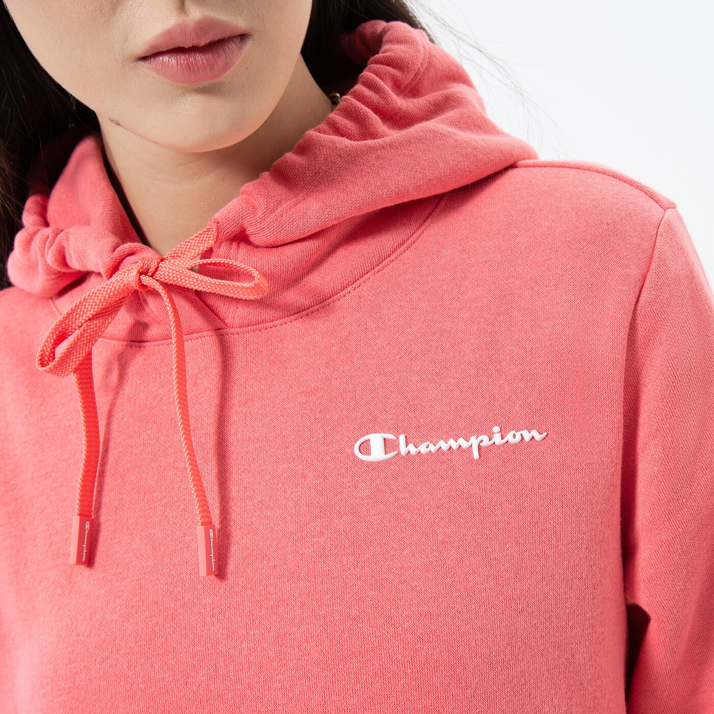 CHAMPION HOODIE HOODED SWEATSHIRT Rosa