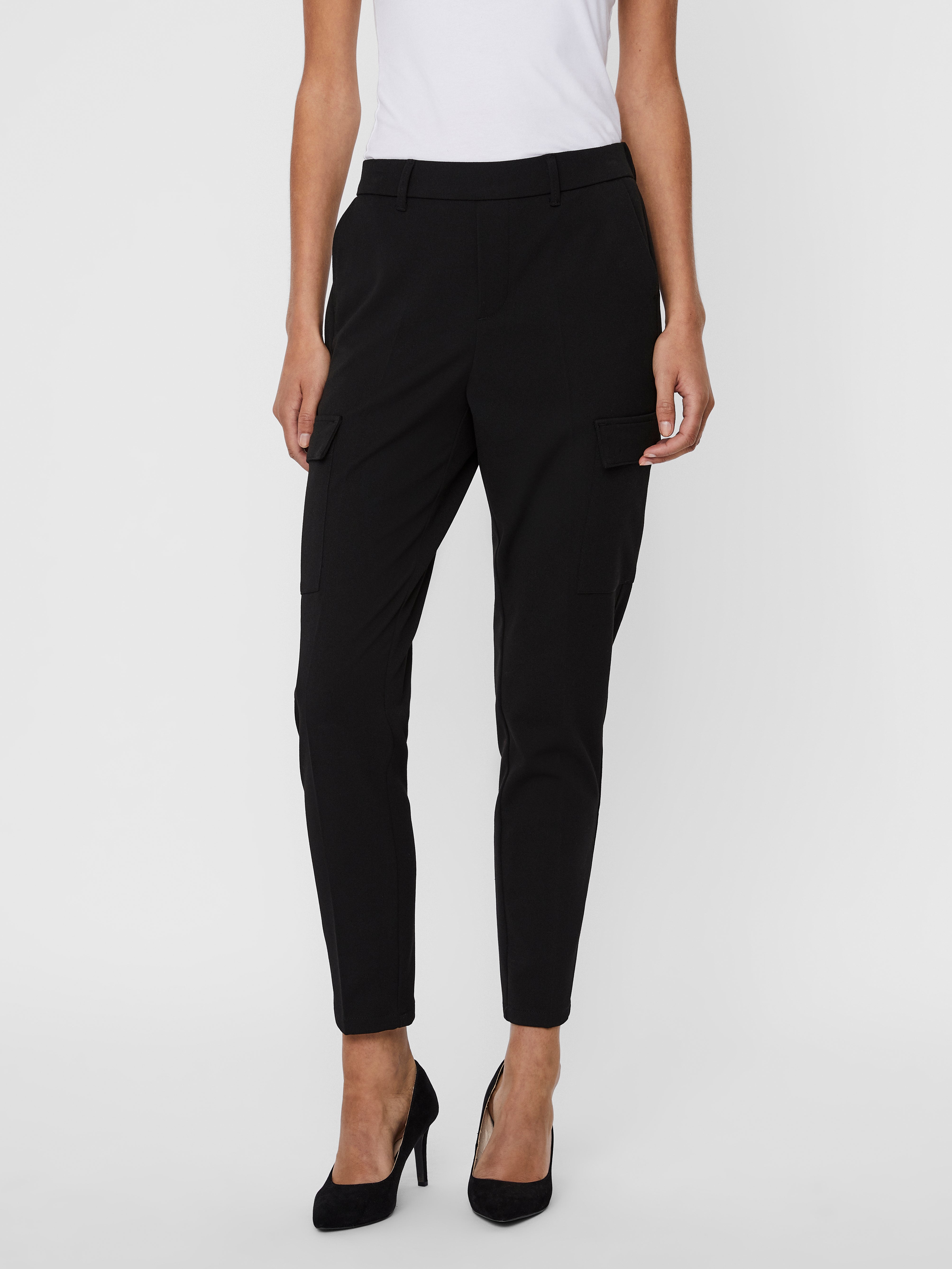 VMMAYA Mittlere Taille Cargohose