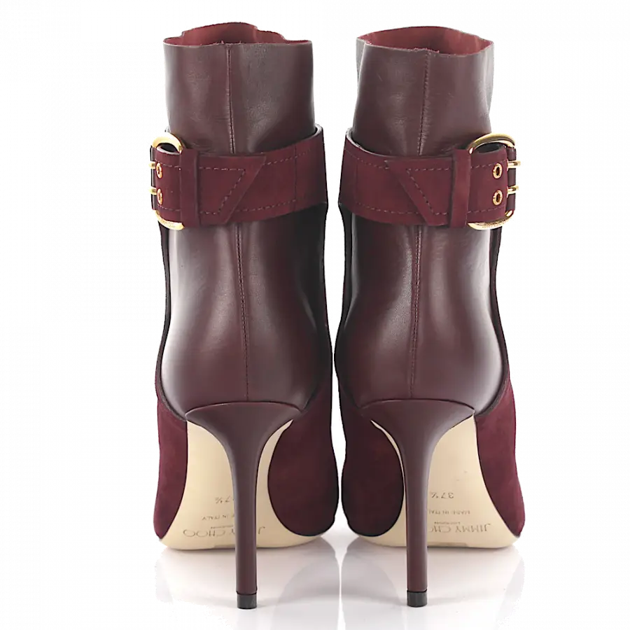 Jimmy Choo - High Heels Stiefeletten - rot