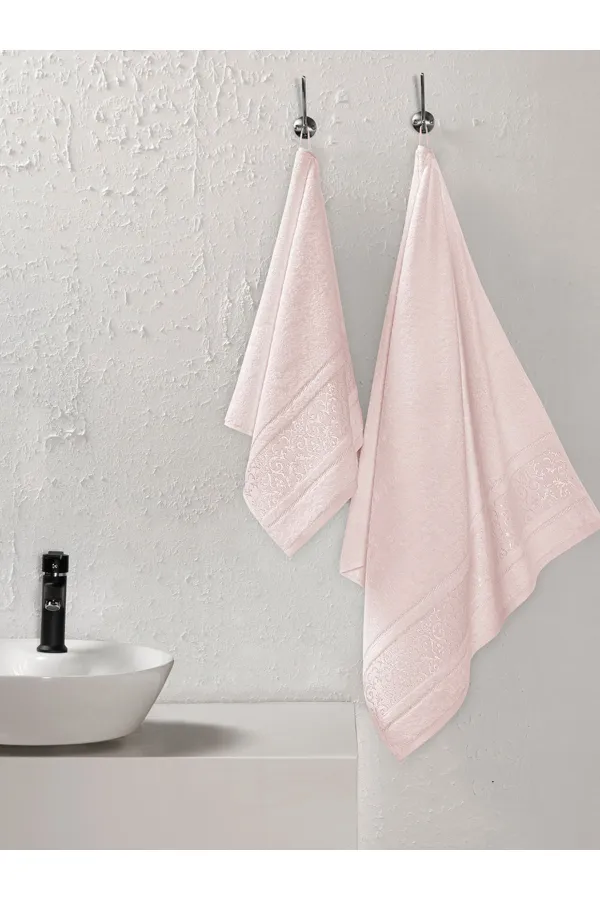 Karna Home  Armond 2-teiliges Bambus-Badetuch-Set