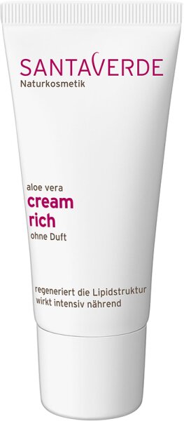 Santaverde Cream Rich - ohne Duft Gesichtscreme
