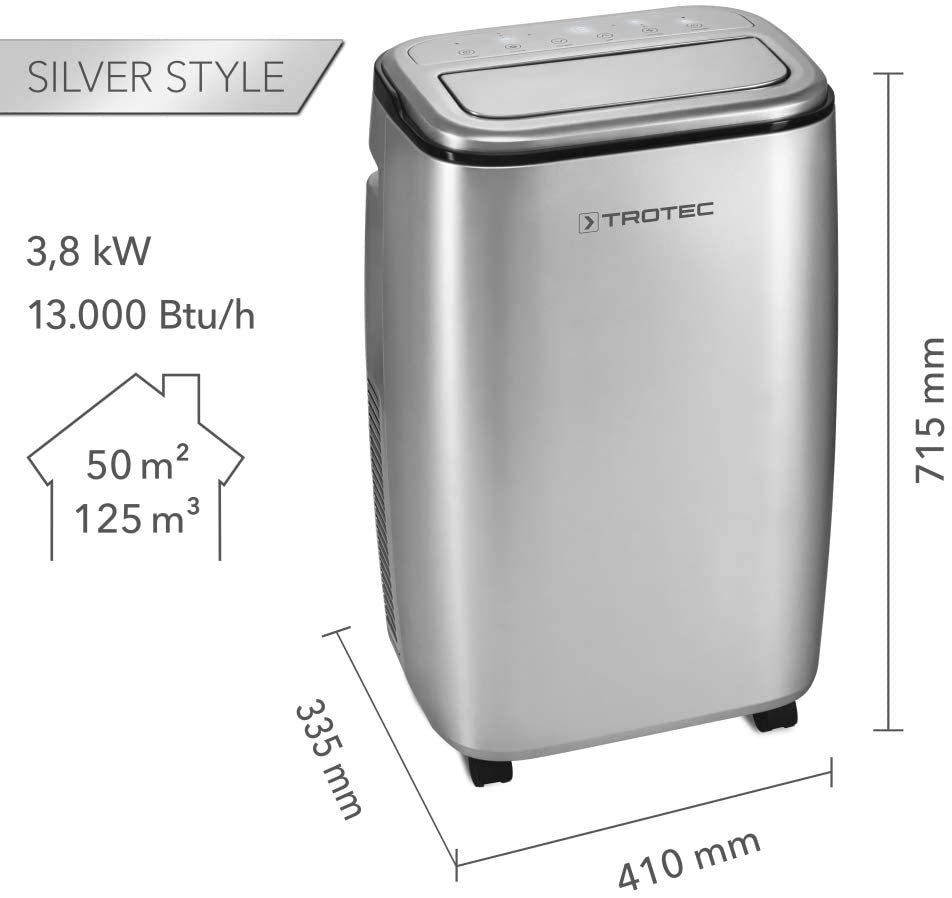 Trotec 1210002132 PAC 3810 S Przenośny klimatyzator 13 000 BTU