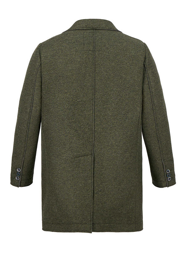 BOB, Mantel, Woll-Stretch ungefüttert, militare