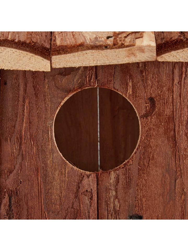 relaxdays Vogelhaus in Natur - (B)12x (H)16,5 x (T)9,5 cm günstig kaufen onesize