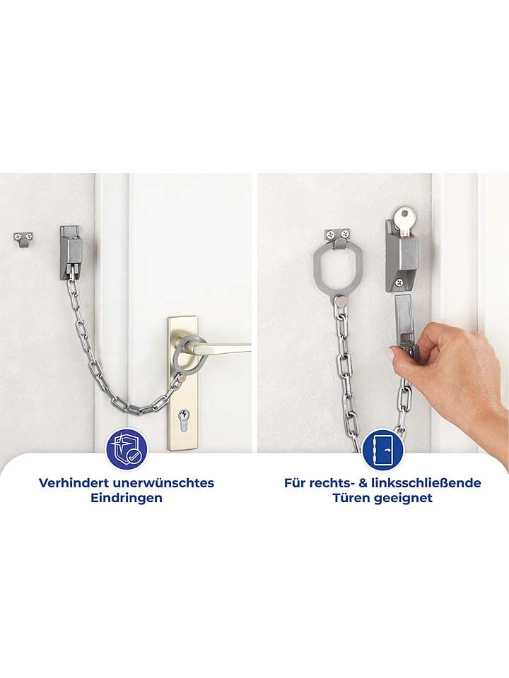 Wenko Türgriff-Kette in Silber - (L)30 cm günstig kaufen onesize