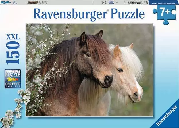 Kinderpuzzle ab 7 Jahren - Schöne Pferde - 150 Teile
