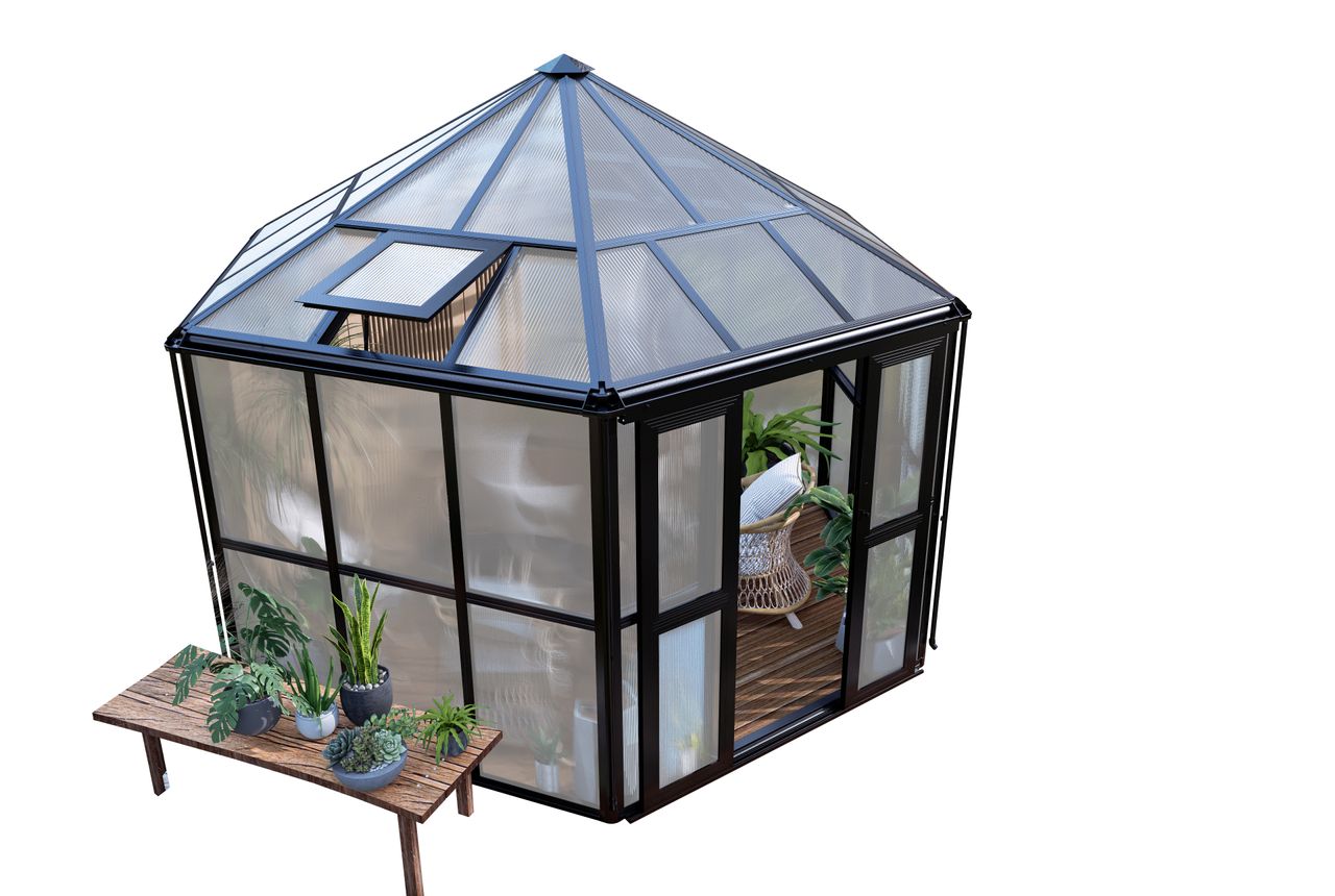 HC Home & Living Wintergarten/Sommergarten haus, Gartenpavillon, ca. 390 x 343 x 290 cm