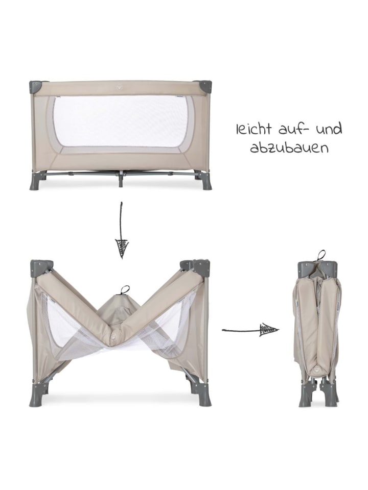 Hauck Reisebett Set Dream'n Play inkl. Reisebett Matratze in beige günstig kaufen onesize