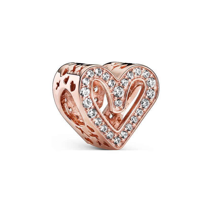 Pandora Charm Moments Funkelndes Freihand-Herz
