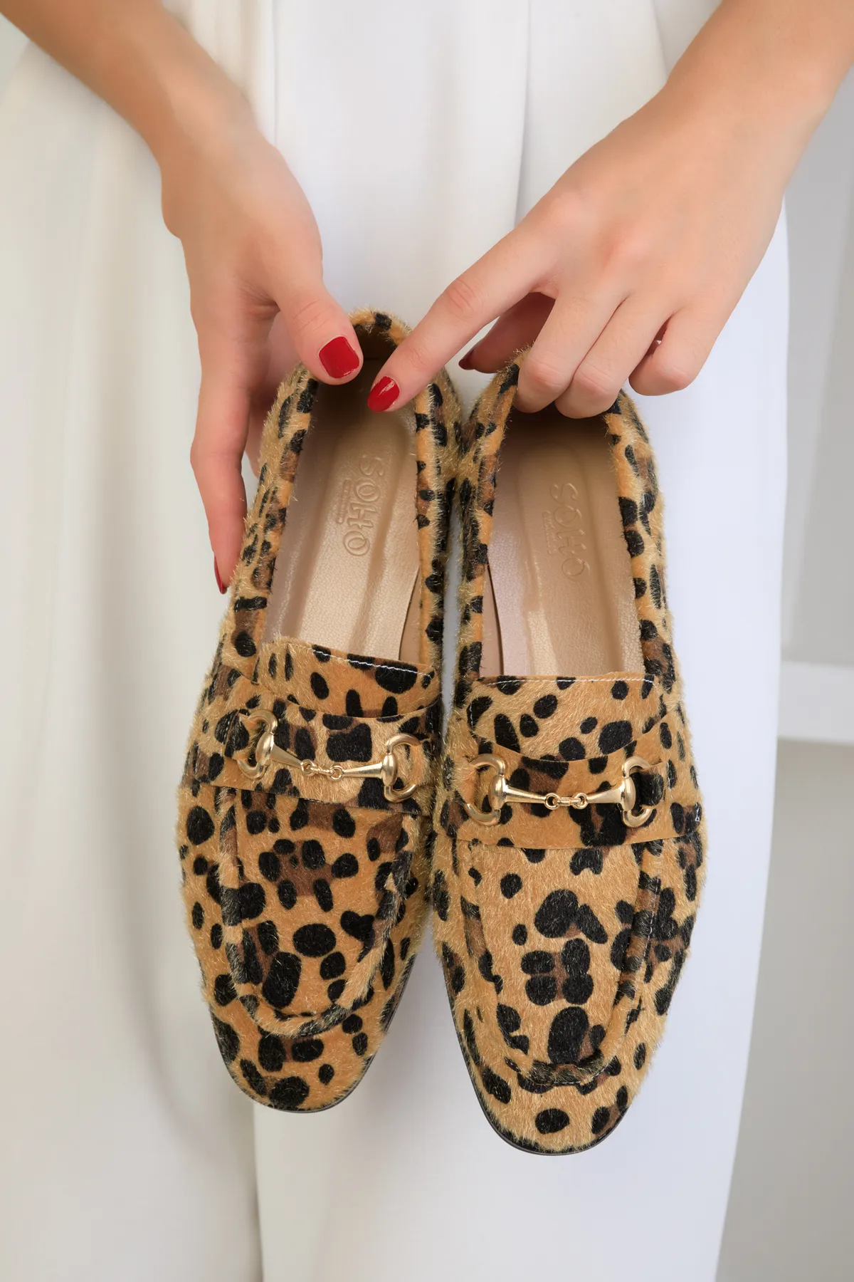 SOHO  Leoparden Damen Freizeitschuhe 18585
