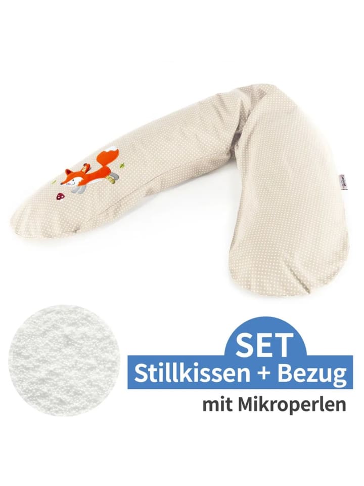 Theraline Stillkissen Das Original mit Mikroperlen-Füllung inkl. in beige,motiv günstig kaufen onesize