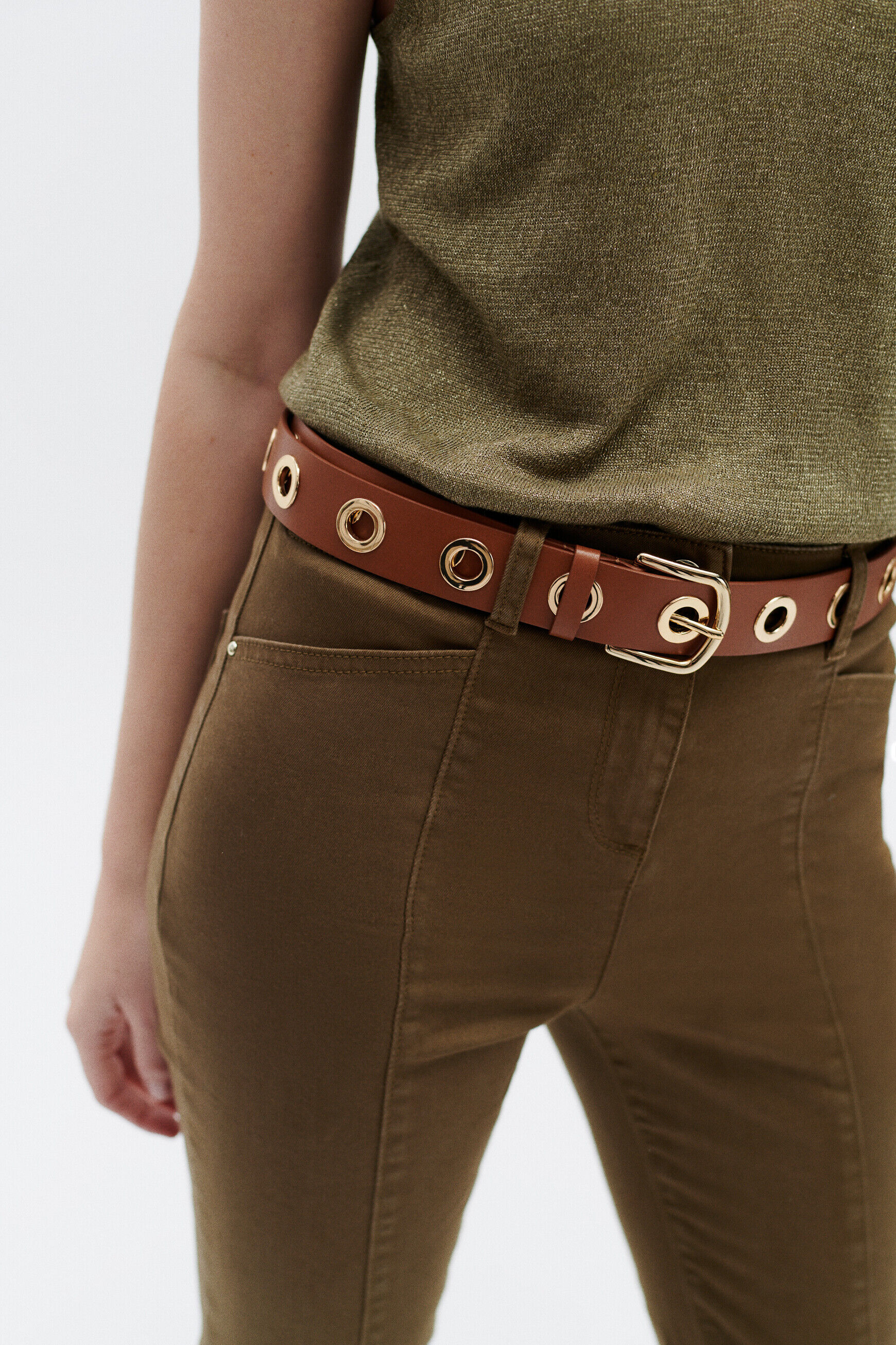 Pantalon palford vert olive femme