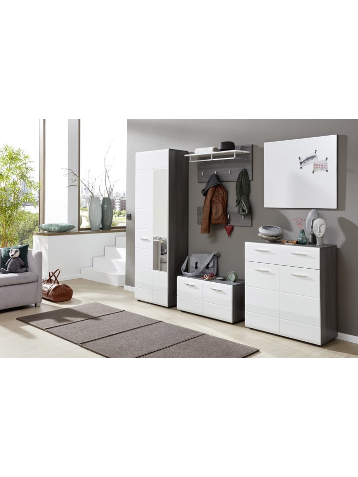 ebuy24 Schuhschrank LineGD Silber 80 x 35 cm günstig kaufen onesize