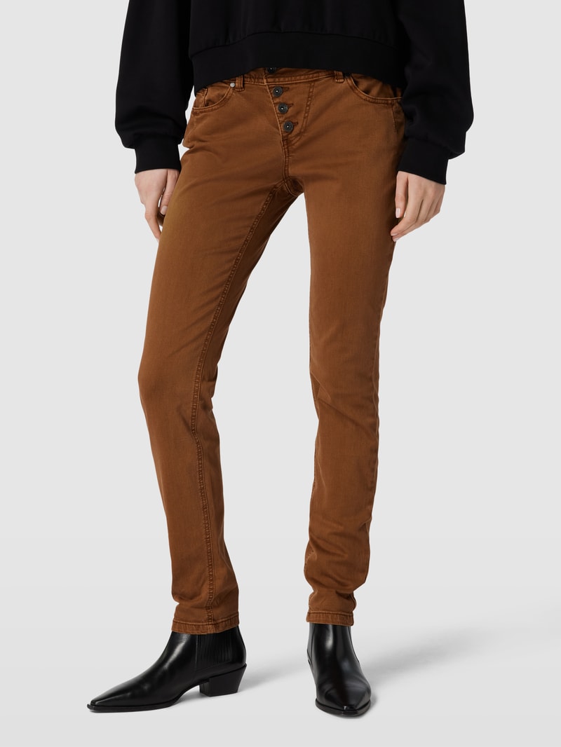 Hose im 5-Pocket-Design Modell 'MALIBU' in cognac