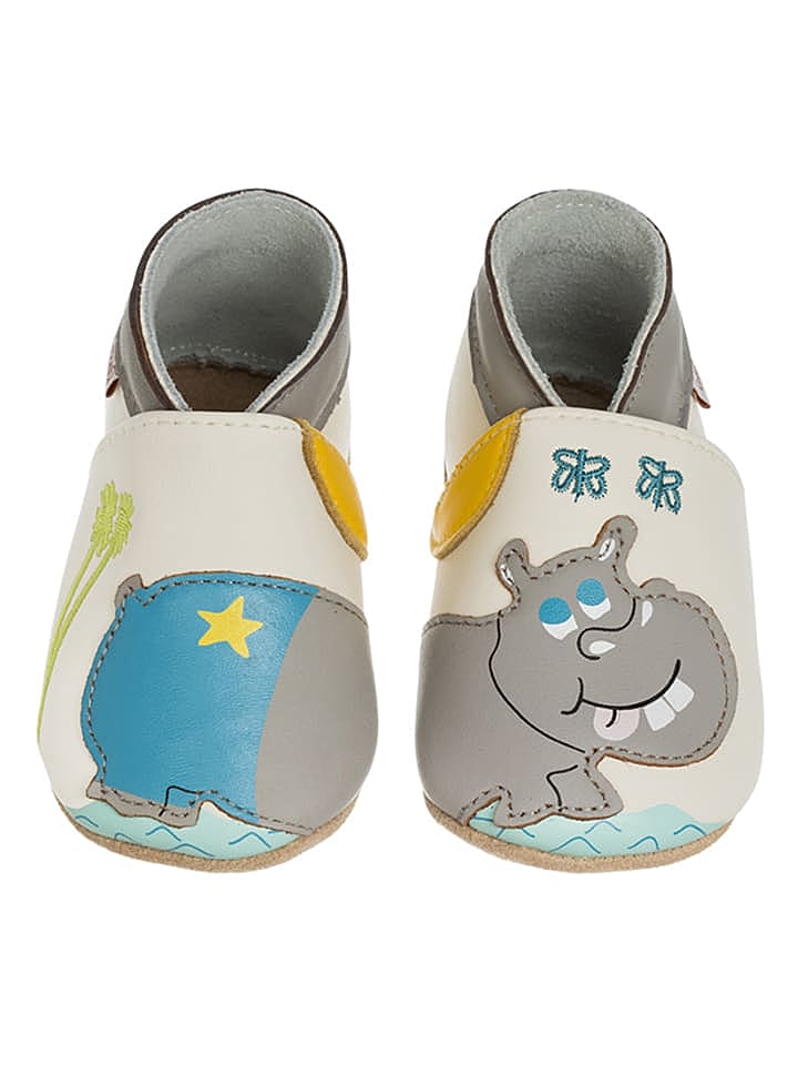 Lait et Miel Leder-Krabbelschuhe 