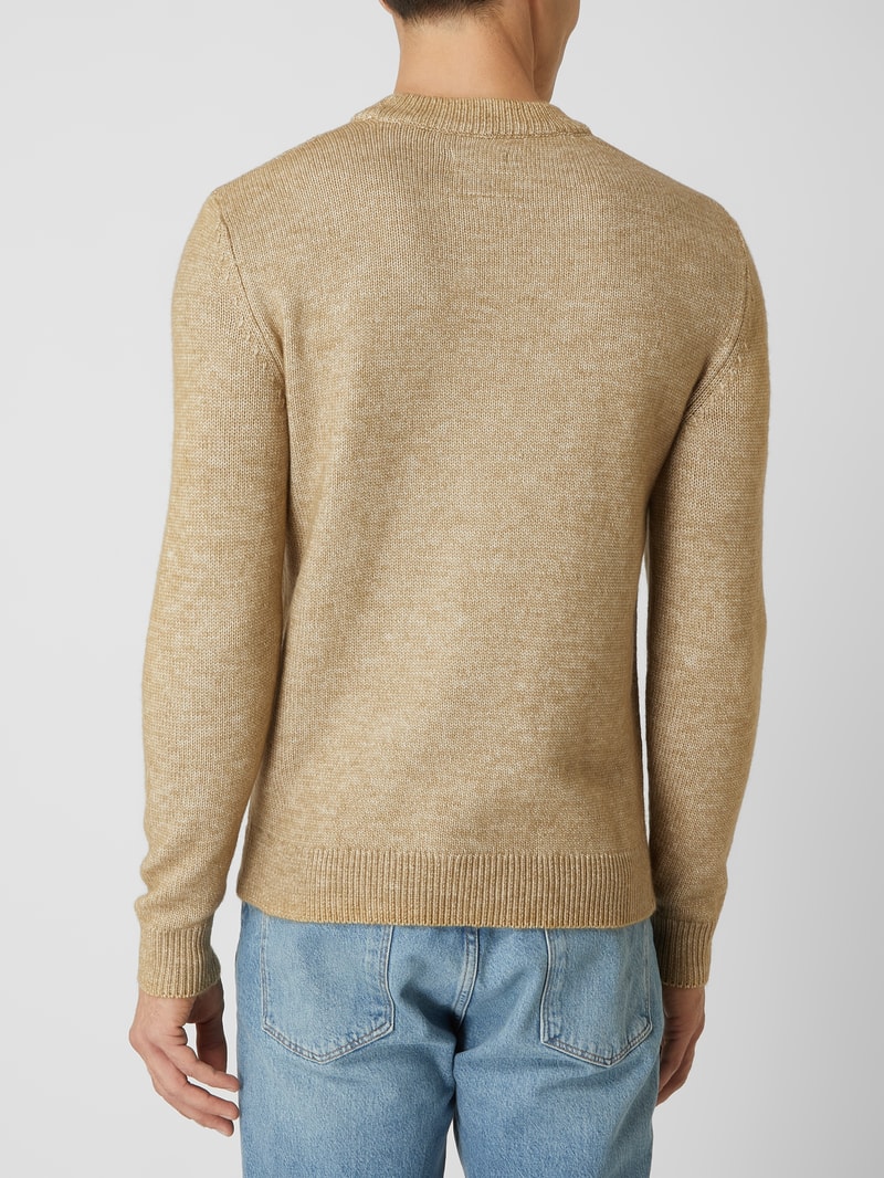 Pullover mit Woll-Anteil in beige