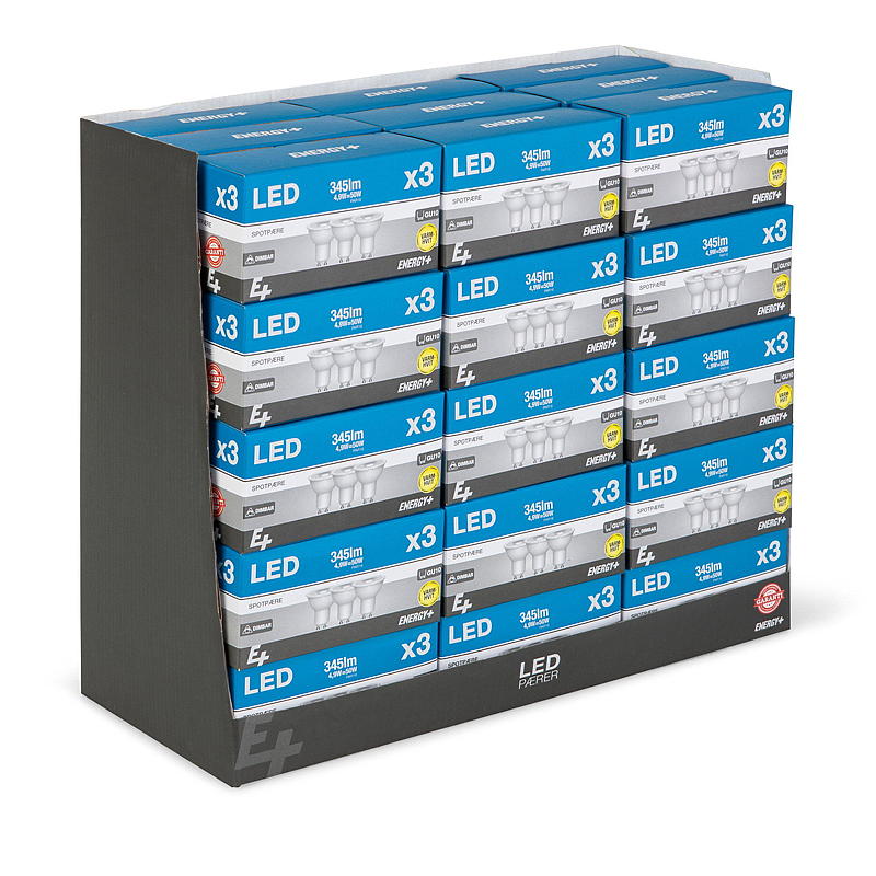 Energy Spotpære LED 345 lm 3-pk Dimbar, GU10