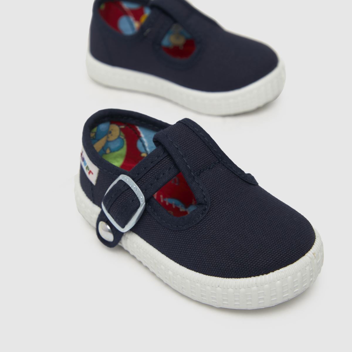 schuh marinblå layette tbar pojkar babyskor