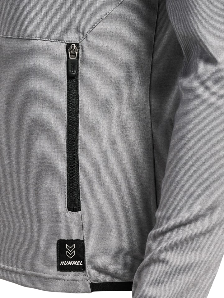Hummel Hummel Reißverschluss Kapuzenpullover Hmlmt Interval Multisport Herren in GREY MELANGE günstig kaufen XXL