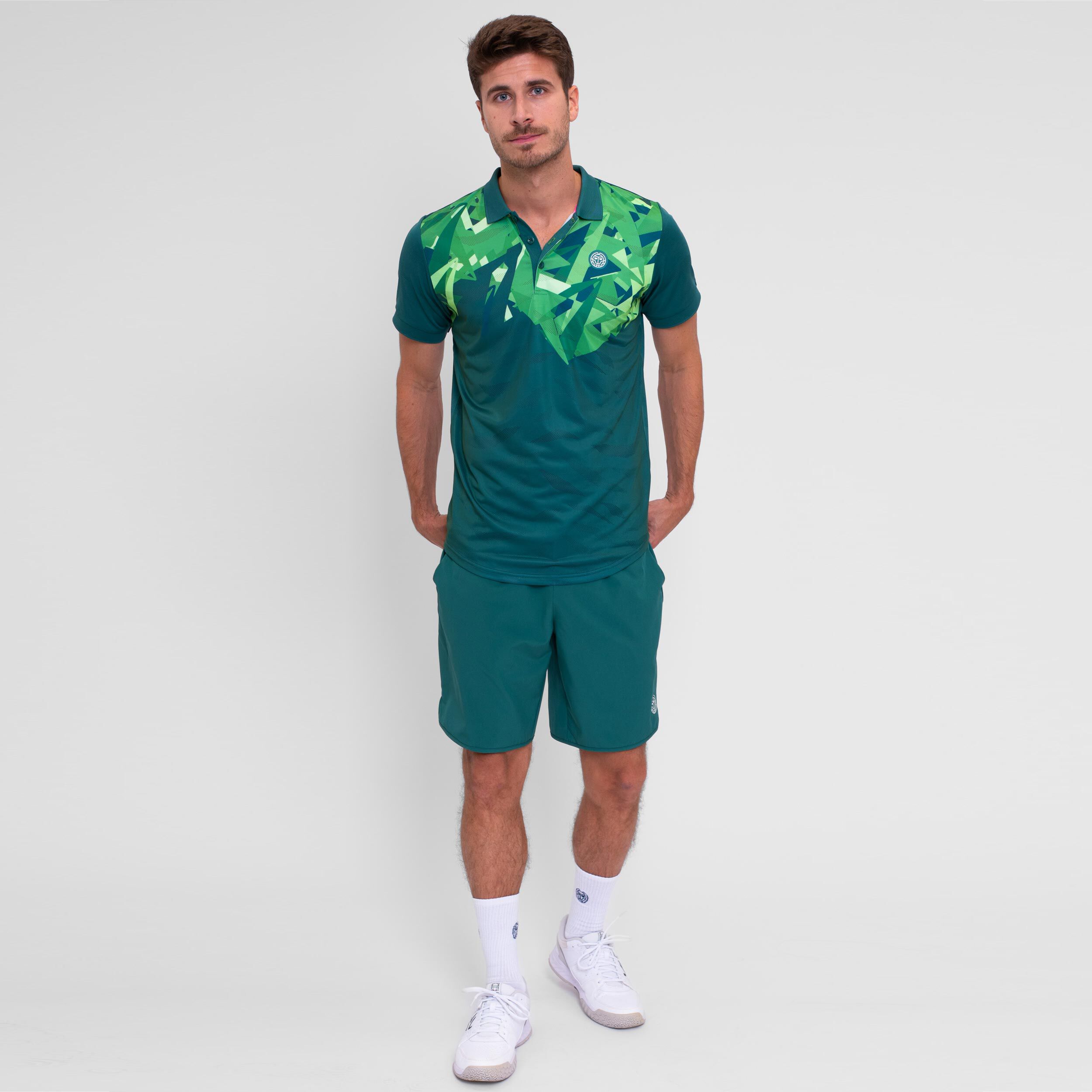 Spike Polo Herren - Dunkelgrün, Grün